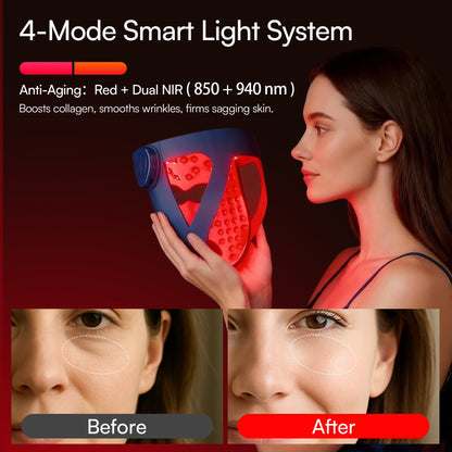4D Wireless Dual NIR LED Facial Mask