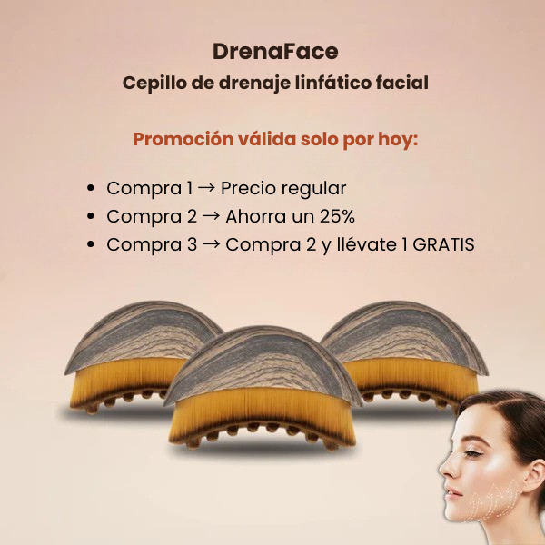 DrenaFace – Lymphatic Drainage Facial Brush